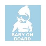 ΑΥΤ/ΤΟ "BABY ON BOARD" (ΜΩΡΟ ΣΤΟ ΑΥΤΟΚΙΝΗΤΟ) ΓΑΛΑΖΙΟ- ΛΕΥΚΟ, 20159