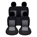 ΚΑΛΥΜΜΑ PRIME FULL ΜΑΥΡΟ ΜΕ ΑΣΠΡΗ ΡΑΦΗ ΣΕΤ 11636