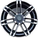 VW STYLE 683 9.5X20 5X130 ET50 Black Face Machined REPLICA 20"