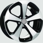 VW STYLE 741 8X18 5X112 ET40 Black Face Machined REPLICA 18"