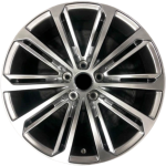 VW STYLE 980 8X18 5X112 ET40 Hyper Black REPLICA 18"