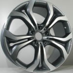 BMW STYLE 117 5X120 Gun Metal Face Machined REPLICA