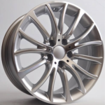 BMW STYLE 1295 8X18 5X120 ET30 Silver Face Machined REPLICA