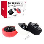 Σετ Γυαλίσματος Αυτοκινήτου Amio (02648) Με 3 Σφουγγάρια 125mm M14 4Τμχ