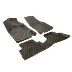 Πατάκια Σκαφάκια 3D Από Λάστιχο TPE Για Mercedes Χ-Class W470 2017- Rizline 4 Τεμάχια Μαύρα