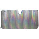 Ηλιοπροστασία Παρμπρίζ Αλουμινίου “Laser Sun”  Car+ Ιριδίζουσα Medium 145x60cm