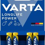 Varta Μπαταρία Longlife Power LR03 AAA (4τμχ)