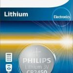 Philips Μπαταρία Κουμπί Λιθίου CR2450 (1τμχ)