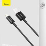 Baseus Superior Series USB to Lightning Cable Μαύρο 2m