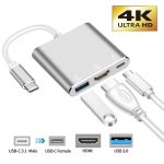 Μετατροπέας-Αντάπτορας  USB Type C Σε 4K HDMI + USB3.0 + PD ATC
