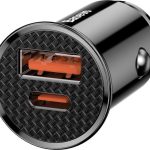 Baseus Φορτιστής Αυτοκινήτου Μαύρος