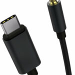Powertech USB 2.0 Cable USB-C male - 3.5mm Μαύρο 1m (CAB-UC017)