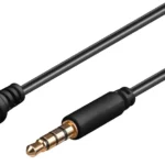 Goobay Cable 3.5mm male - 3.5mm female Μαύρο 5m (62481)