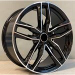 Audi Style 1196 8.5x19 5x112 ET39 Black Face Machined