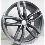 Audi Style 1196 8x18 5x112 ET35 Gun Metal Matt Face Machined