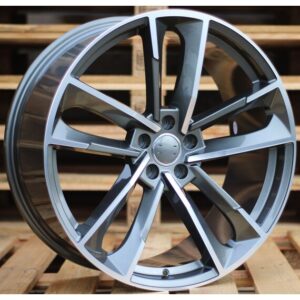 Audi Style 1329 8x18 5x112 ET35 Gun Metal Face Machined