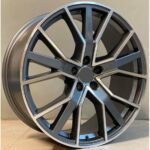 Audi Style 1332 8x18 5x112 ET39 Gun Metal Face Machined
