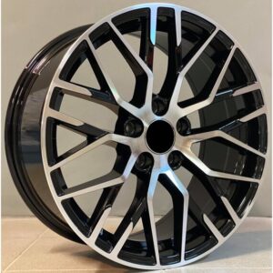 Audi Style 1349 8x18 5x112 ET35/40 Black Face Machined
