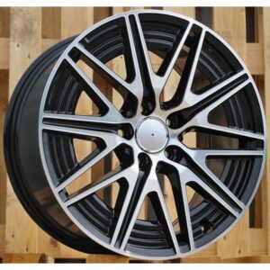 Mercedes Style 102 8.5x19 5x112 ET52 Black Face Machined