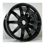 Mercedes Style 1061 8.5x19 5x112 ET43 Black Glossy Lip