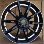 Mercedes Style 119 8x18 5x112 ET45 Black Glossy Lip