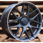 Mercedes Style 1258 8.5x18 5x112 ET36/43 Black Matt Lip