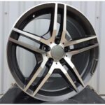 Mercedes Style 197 8.5x18 5x112 ET40 Gun Metal Face Machined