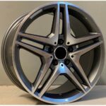 Mercedes Style 443 9.5x18 5x112 ET35 Gun Metal Face Machined
