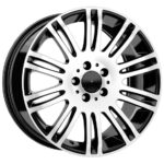 Mercedes Style 455 8.5x18 5x112 ET38 Black Face Machined