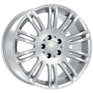 Mercedes Style 455 8.5x18 5x112 ET38 Silver Face Machined