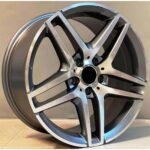 Mercedes Style 967 9.5x18 5x112 ET35/45 Gun Metal Face Machined