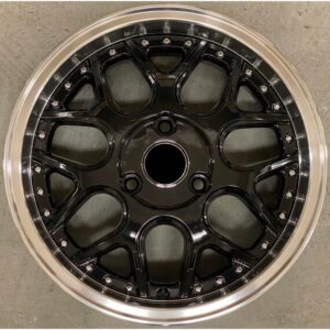 Smart Style 762 8.5x17 3x112 ET20 Black Glossy Lip