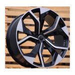 Audi Style 5673 9.5x21 5x112 ET20/33 Black Face Machined