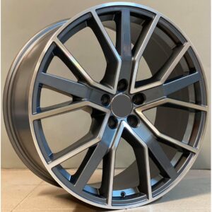 Audi Style 1332 9x20 5x112 ET35 Gun Metal Face Machined