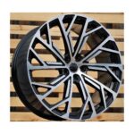 Audi Style 337 9x21 5x112 ET37 Black Face Machined