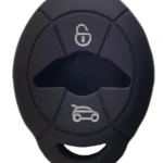 Θήκη κλειδιού για αυτοκίνητα BMW 1004-07, εύκαμπτη, μαύρη