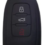 Θήκη κλειδιού για αυτοκίνητα Audi 1009-02, εύκαμπτη, μαύρη
