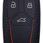 Θήκη κλειδιού για αυτοκίνητα Audi 2008-02, εύκαμπτη, μαύρη