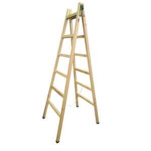 Ξύλινη σκάλα ενισχυμένη 6 σκαλιά 2m ελληνικής κατασκευής LEADER