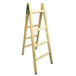 Ξύλινη σκάλα ενισχυμένη με 4 σκαλιά 1.5m Ελληνικής κατασκευής LEADER