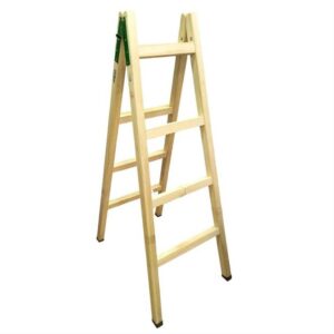 Ξύλινη σκάλα ενισχυμένη με 4 σκαλιά 1.5m Ελληνικής κατασκευής LEADER