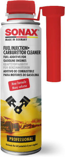 Sonax Fuel Injection+ Carburetor Cleaner Πρόσθετο Καθαριστικό Συστήματος Καυσίμου Αυτοκινήτου 300ml