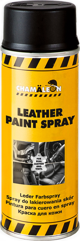 Chamaleon Σπρέι Βαφής για Δέρμα Αυτοκινήτου Μαύρο 400ml