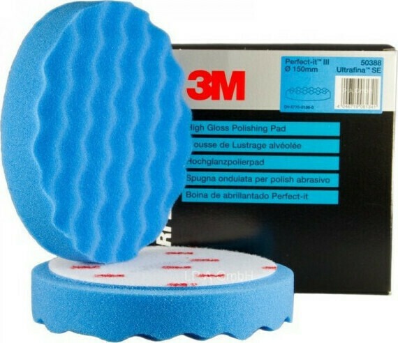 3M Perfect-it Σφουγγάρι Γυαλίσματος Ultrafine Μπλε 150mm 50388 1τμχ