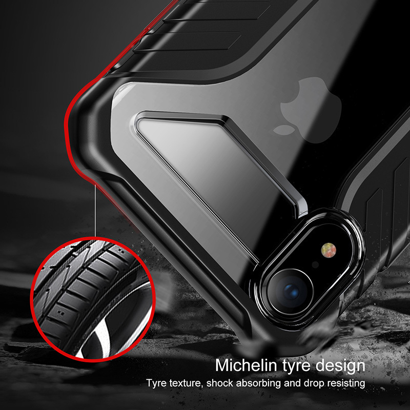 Baseus Michelin Back Cover Μαύρο (iPhone XR) - Image 4