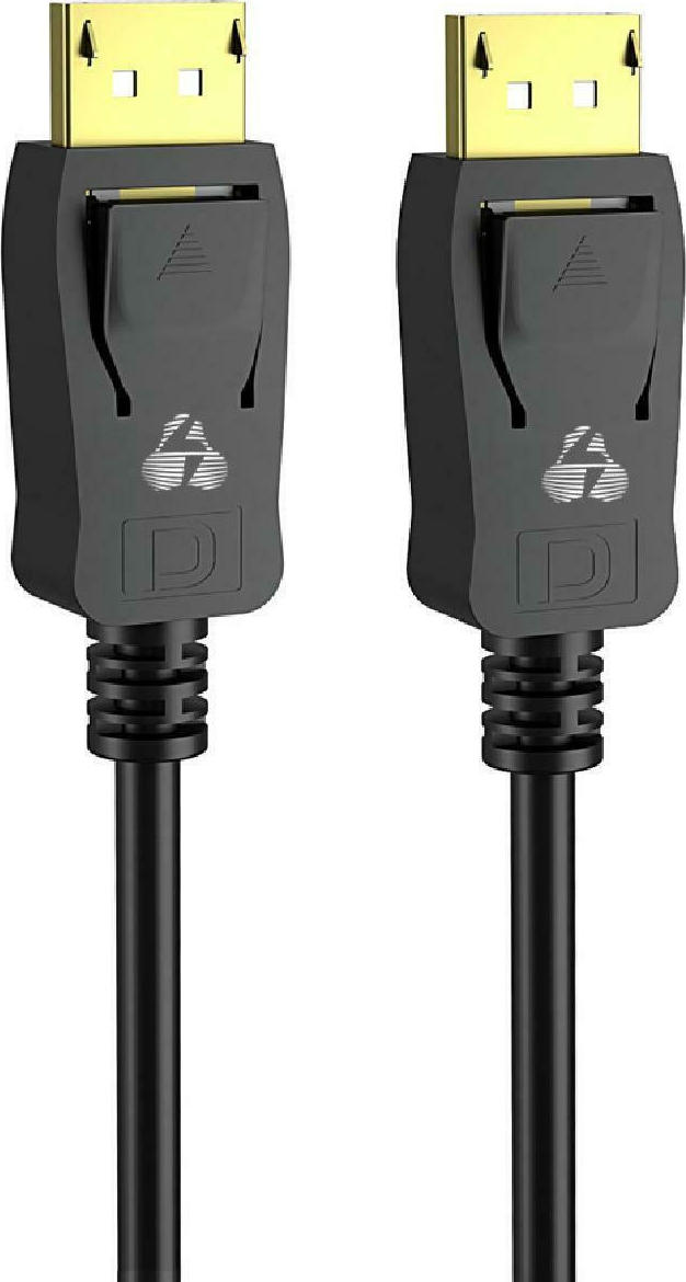Powertech Cable DisplayPort male - DisplayPort male 3m Μαύρο (CAB-DP048)