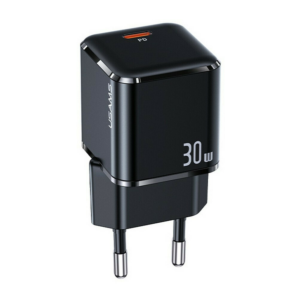 Usams Φορτιστής Χωρίς Καλώδιο με Θύρα USB-C 30W Power Delivery Μαύρος (T45) - Image 3