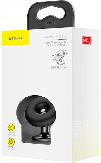 Baseus Star Ring Βάση Κινητού Αυτοκινήτου με Μαγνήτη Μαύρη - Image 6