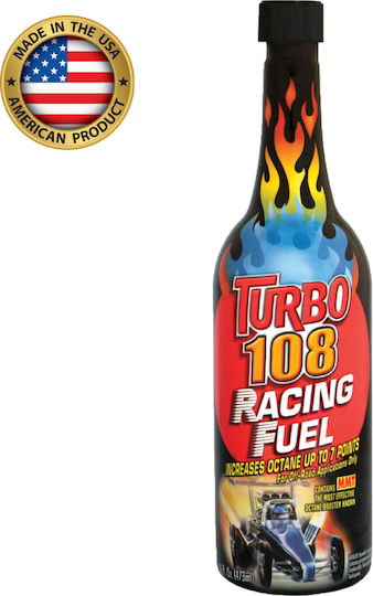 Johnsen's Turbo 108 Octane Racing Fuel Conc Πρόσθετο Ενισχυτικό Οκτανίων Αυτοκινήτου 473ml